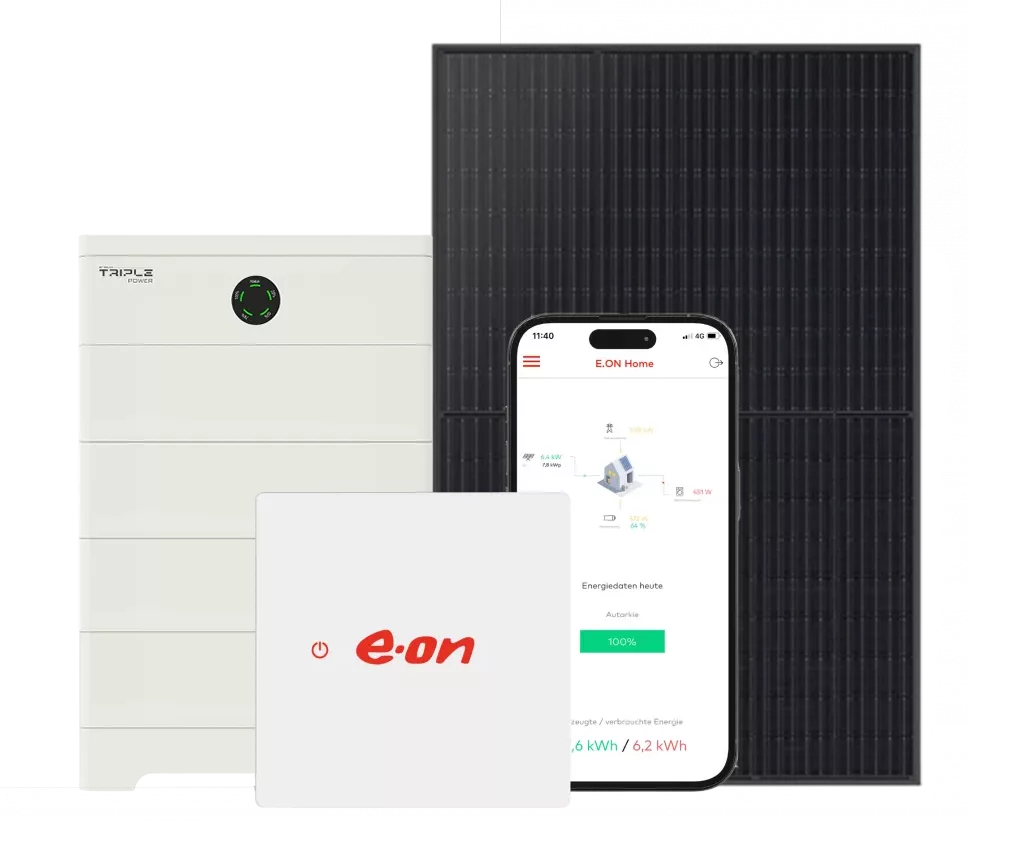 Der Mehr Ampere Energy Hub mit integriertem E.ON Home Energiemanager (HEMS) wird mit E.ON Home Comfort noch wirtschaftlicher