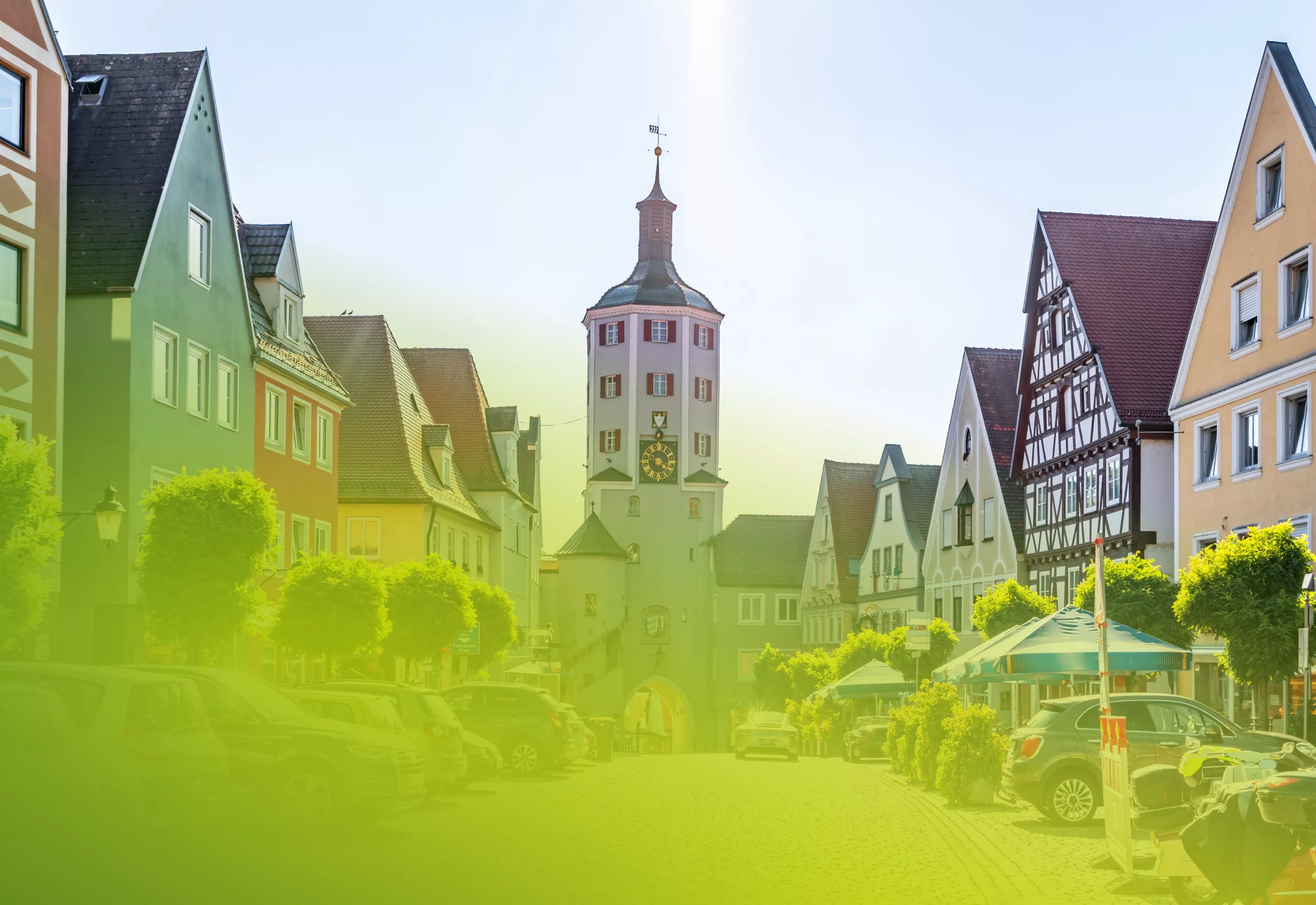 Einkaufsmeile in Günzburg
