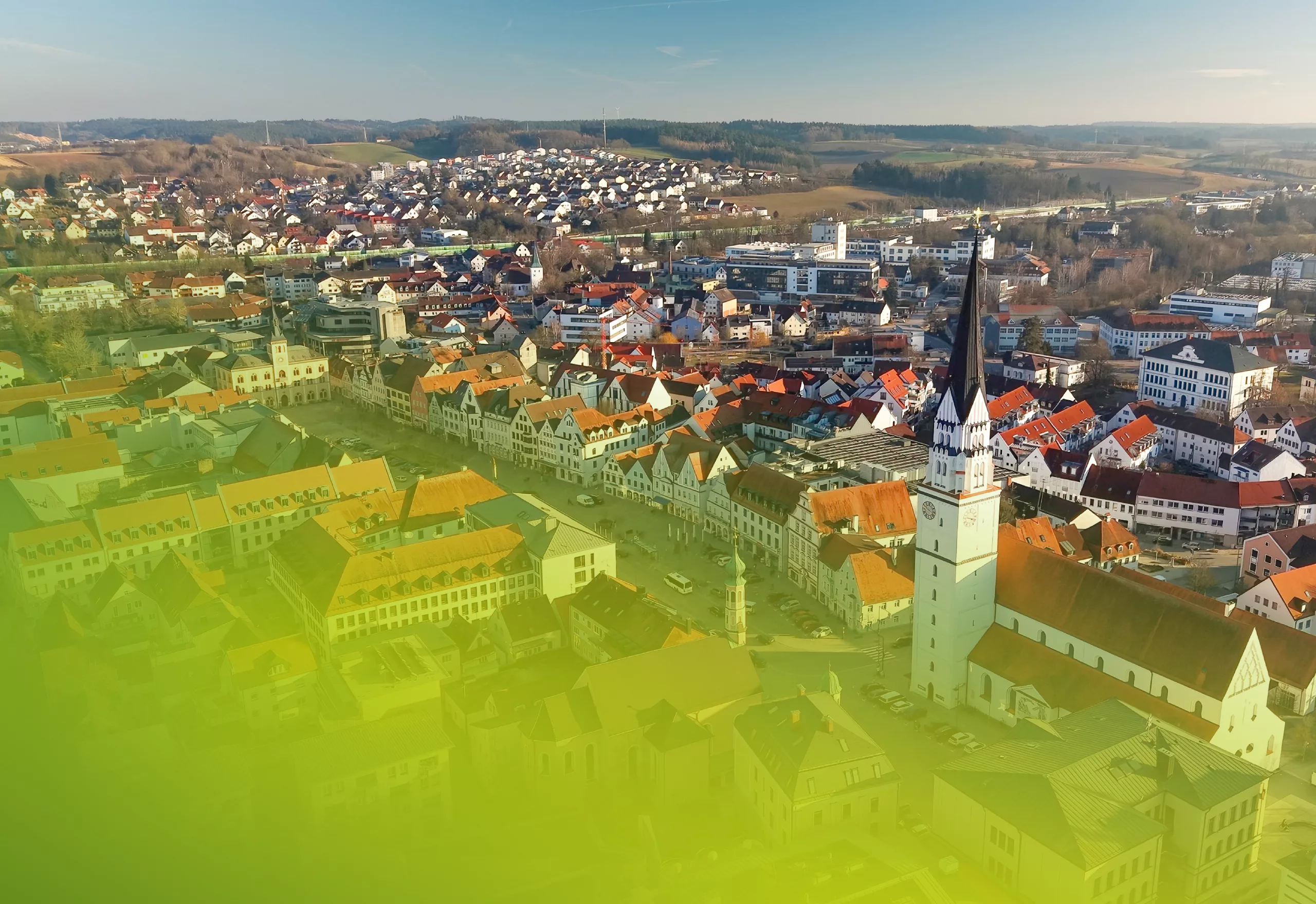 Stadtbild von Pfaffenhofen an der Ilm