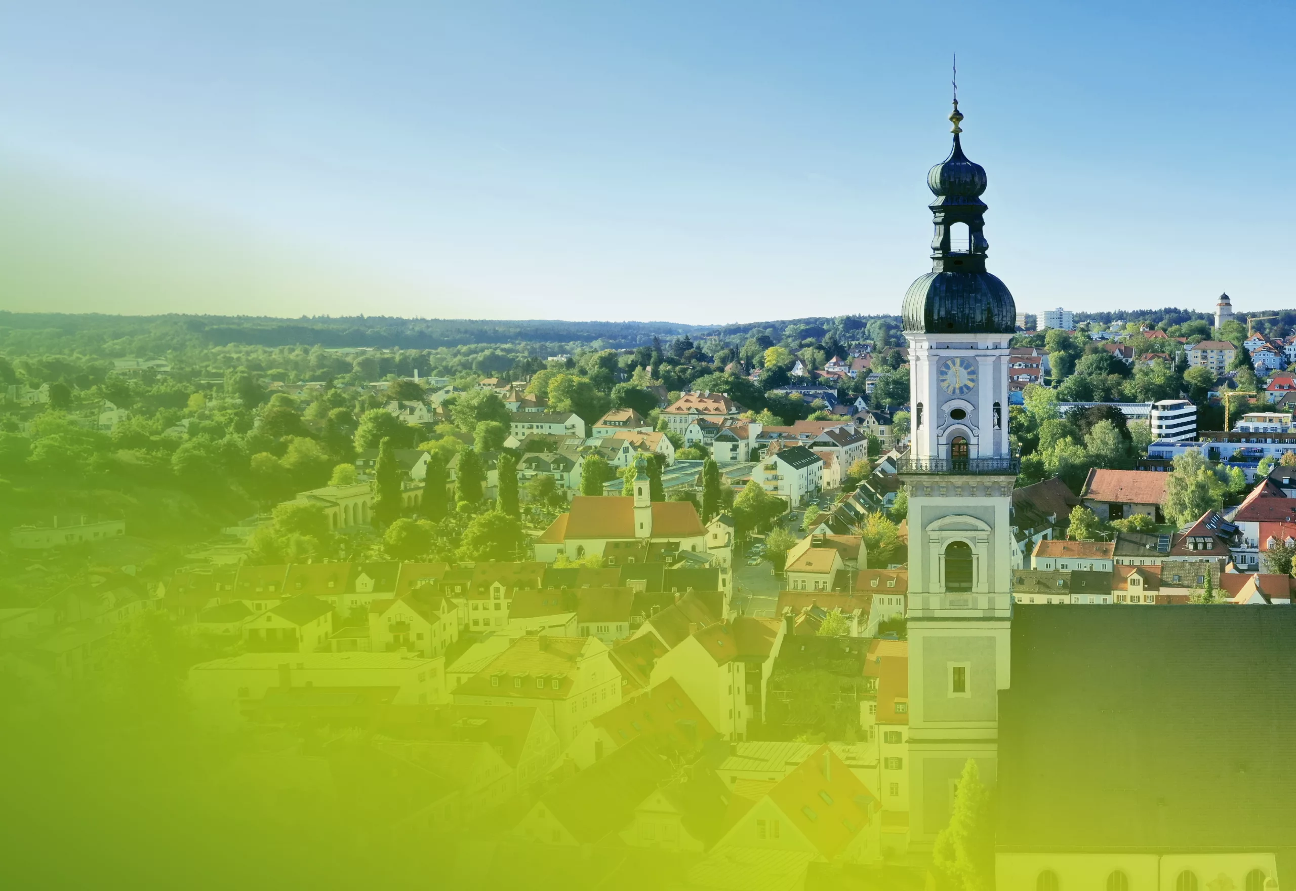 Stadtbild von Freising